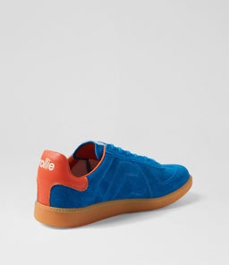 PACE RL COBALT ORANGE LEATHER SUEDE