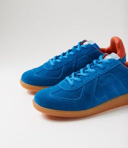 PACE RL COBALT ORANGE LEATHER SUEDE