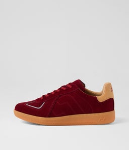 PACE RL MERLOT VEG TAN SUEDE LEATHER