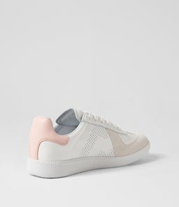 PACE RL WHITE SNOW PINK LEATHER SUEDE