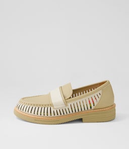 LOAFER RISE VENT RL LATTE MIX LEATHER