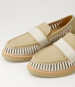 LOAFER RISE VENT RL LATTE MIX LEATHER