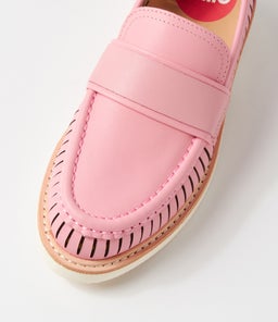 LOAFER RISE VENT RL PINK POP LEATHER