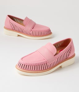 LOAFER RISE VENT RL PINK POP LEATHER
