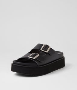 ACE SLIDE RL ALL BLACK LEATHER