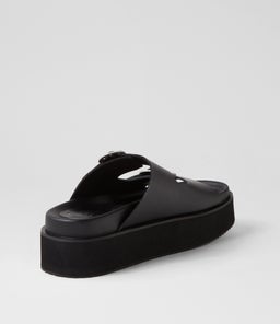 ACE SLIDE RL ALL BLACK LEATHER