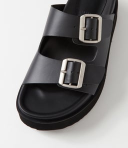 ACE SLIDE RL ALL BLACK LEATHER