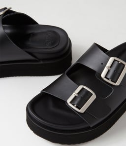 ACE SLIDE RL ALL BLACK LEATHER