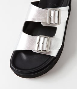 ACE SLIDE RL SILVER BLACK LEATHER