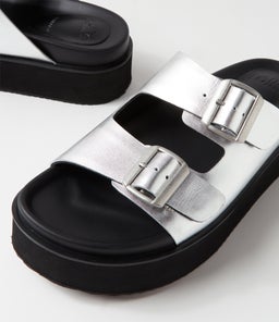 ACE SLIDE RL SILVER BLACK LEATHER