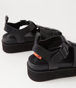 ACE FISHERMAN RL ALL BLACK LEATHER