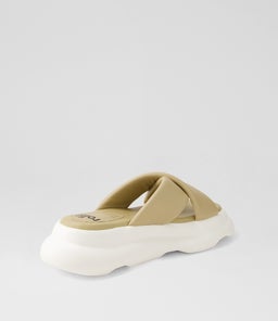 PORTO CROSS SLIDE RL LATTE LEATHER