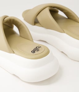PORTO CROSS SLIDE RL LATTE LEATHER