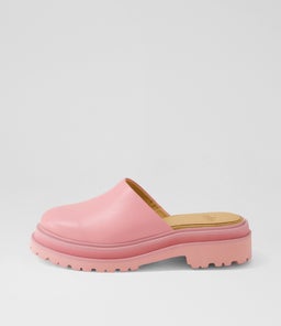 MULE STEP RL ALL BLUSH PINK LEATHER