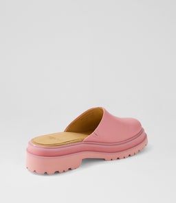 MULE STEP RL ALL BLUSH PINK LEATHER