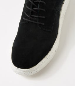 DERBY PIN PUNCH RL BLACK SUEDE