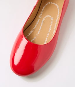 BALLET RL RED PATENT LEATHER