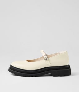 MARY JANE STEP RL BONE LEATHER