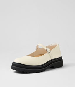 MARY JANE STEP RL BONE LEATHER