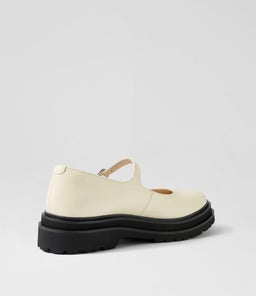 MARY JANE STEP RL BONE LEATHER
