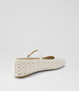 BALLET MARY JANE LASER RL BONE LEATHER