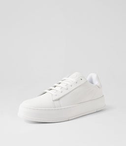 COURT CLUB RL ALL WHITE LEATHER