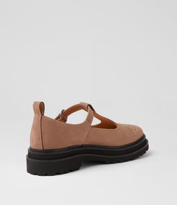 LOAFER T BAR STEP RL TAUPE SUEDE
