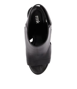 EVELYN RM BLACK LEATHER