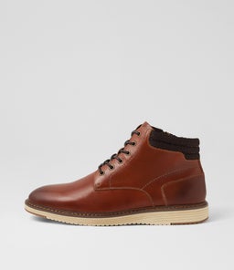 GRAY RO COGNAC PULL UP LEATHER