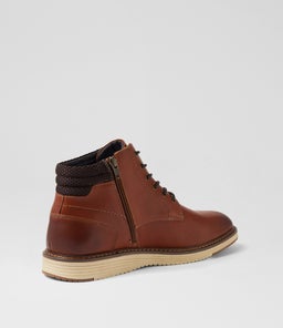 GRAY RO COGNAC PULL UP LEATHER