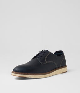 GRAYSTON RO NAVY PULL UP LEATHER
