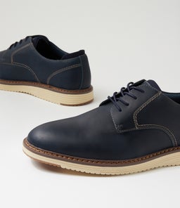 GRAYSTON RO NAVY PULL UP LEATHER
