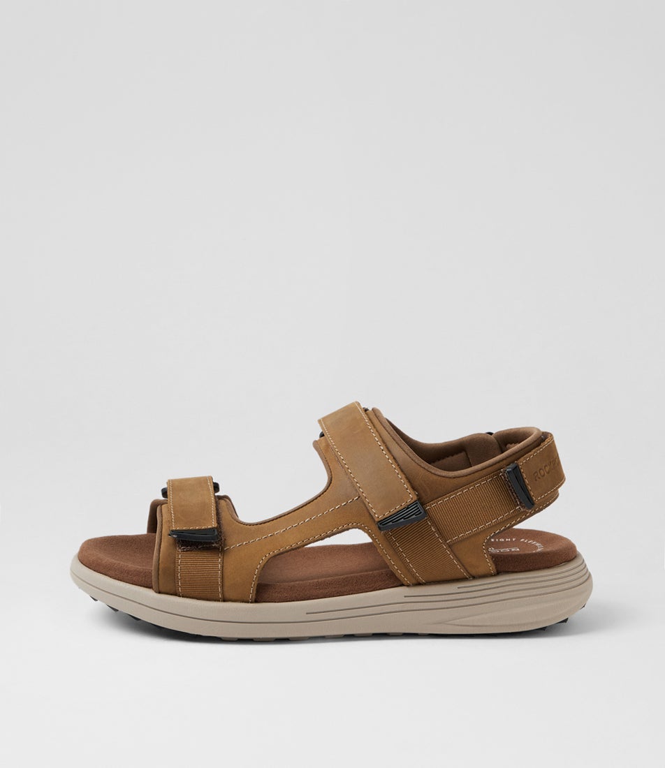 Hampton Taupe Crazyhorse Leather Sandals