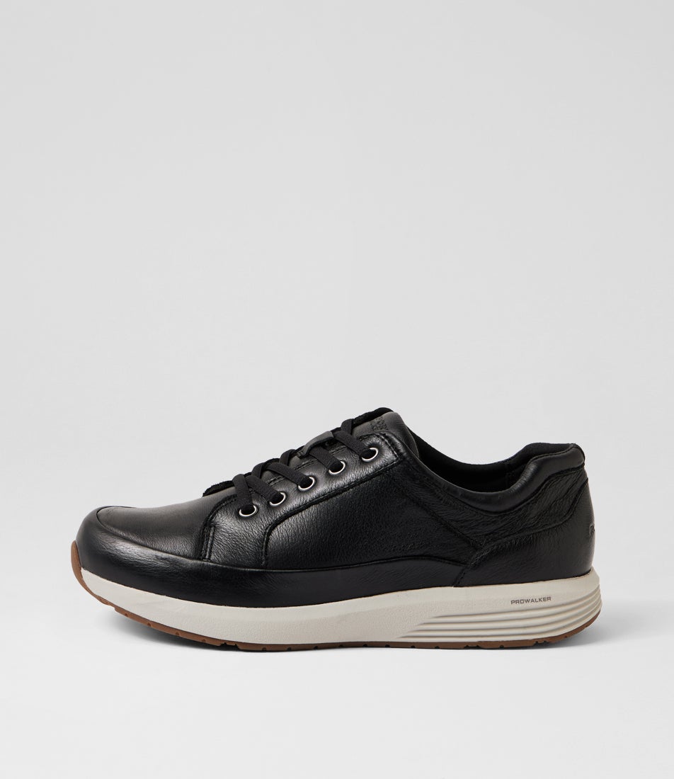 Prowalker Black Misty Leather Lace Ups Prowalker Black Misty Leather Lace Ups