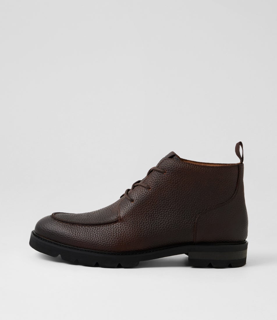 Gretch Brown Leather Lace Up Boots Gretch Brown Leather Lace Up Boots