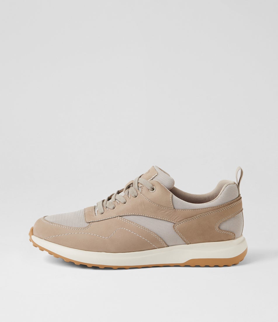 Harmont Sand Leather Sneakers