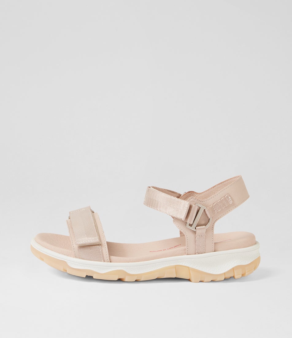 Ramble Nougat Leather Strappy Sandals Ramble Nougat Leather Strappy Sandals