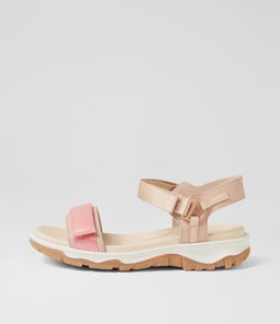 Ramble Taupe Rose Multi Leather Strappy Sandals Ramble Taupe Rose Multi Leather Strappy Sandals
