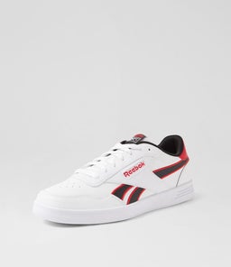 COURT ADVANCE M RZ WHITE BLACK RED SMOOTH