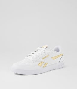 COURT ADVANCE W RZ WHITE WHITE GOLD SMOOTH