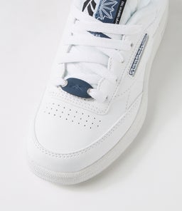 CLUB C JNR RZ WHITE BLUE GREY SMOOTH