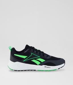 ENERGEN RUN JUNIOR RZ BLACK LIME WHITE MESH