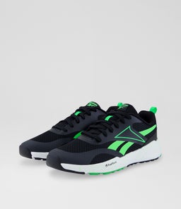 ENERGEN RUN JUNIOR RZ BLACK LIME WHITE MESH