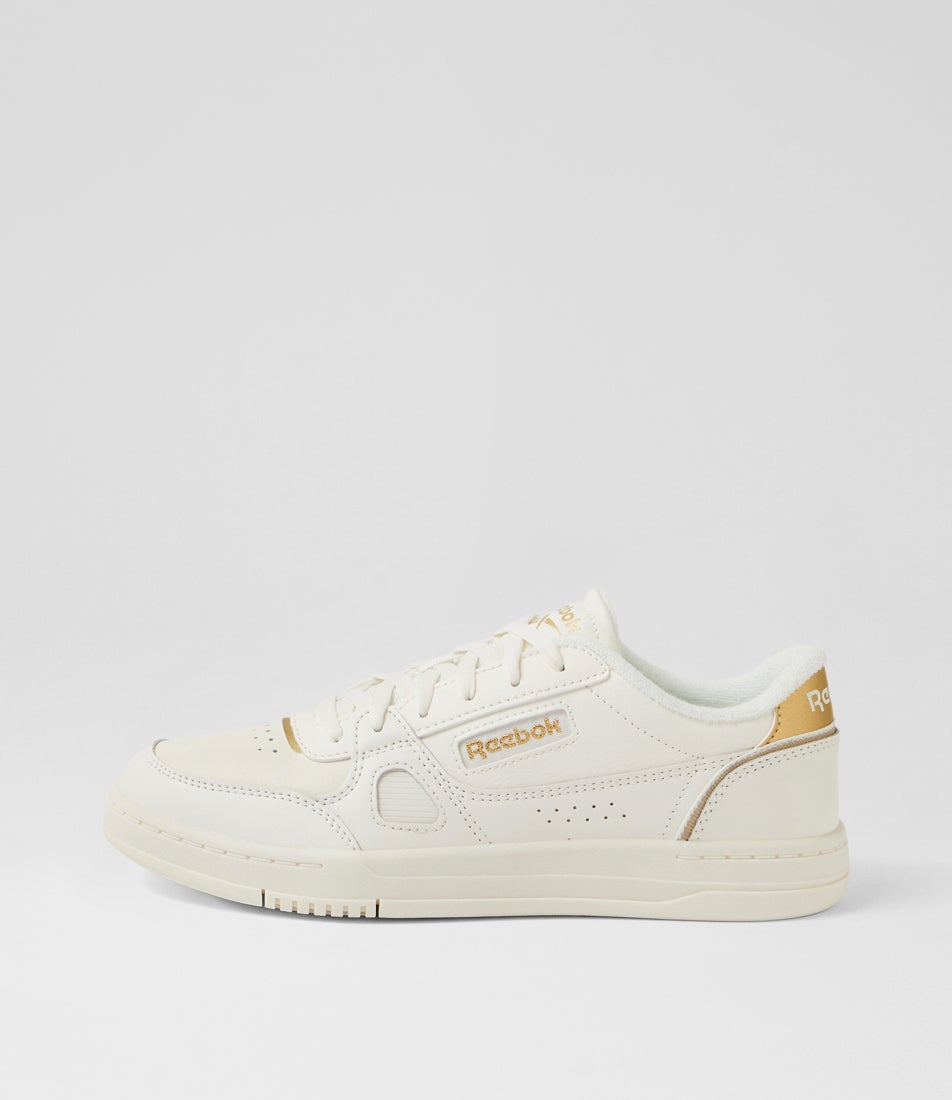 Reebok Court Lxs W White Gold Leather Sneakers Reebok Court Lxs W White Gold Leather Sneakers