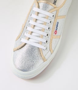 2750 LAMEW S9 GREY SILVER GOLD CANVAS
