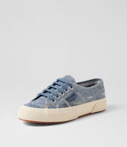 2750 COTTON DENIM DETROYED S9 BLUE DUST BEIGE CANVAS