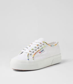 2740 MULTICOLOR BEADS S9 WHITE MULTI CANVAS