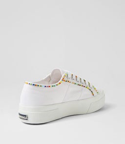 2740 MULTICOLOR BEADS S9 WHITE MULTI CANVAS