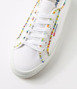 2740 MULTICOLOR BEADS S9 WHITE MULTI CANVAS