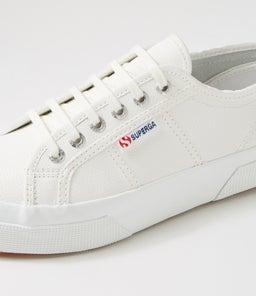 2740 PLATFORM TUMBLED LEA S9 WHITE LEATHER